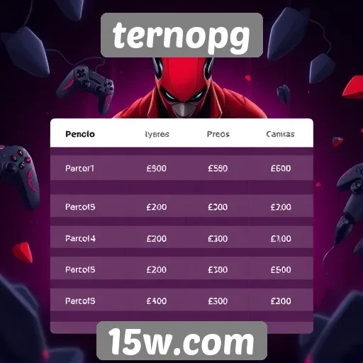 Comparação entre preços e ofertas em ternopg